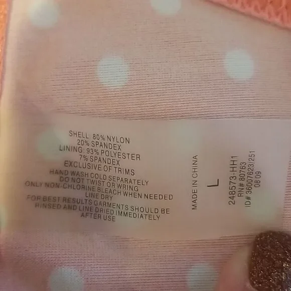 Victoria's Secret Bathing Suit Top Large - Picture 5 of 6